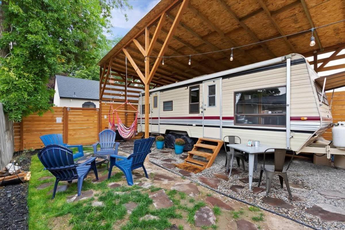 #Stayinmydistrict Twin Falls Backyard Glamper Eksteriør billede